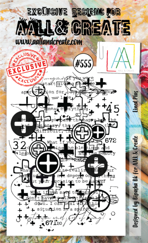 Aall & Create - Lined Plus - #555 - A6 STAMPS