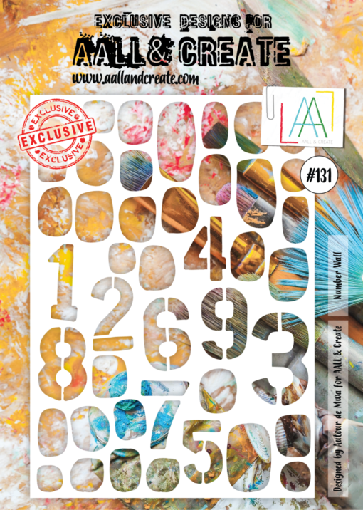 AAll&Create - A4 - #131 - Number Wall