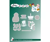 By Lene -Mr & Mrs Snowman - Cutting dies