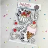 Time For Tea Sundae Sweeties Clear Stamps  med Dies