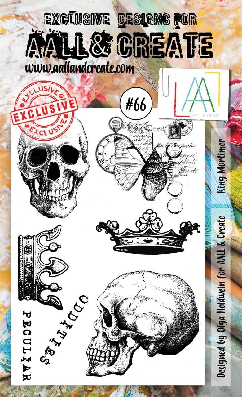 AAll&create - A6 STAMPS -66 - King Mortimer