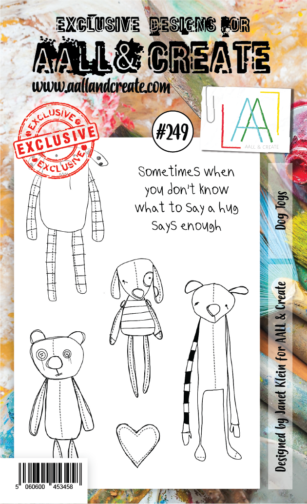 AAll&create - A6 STAMPS - #249 - Dog toys