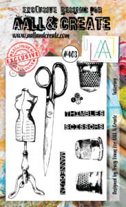 AAll&create - A6 STAMPS - #403 -  Tailoring