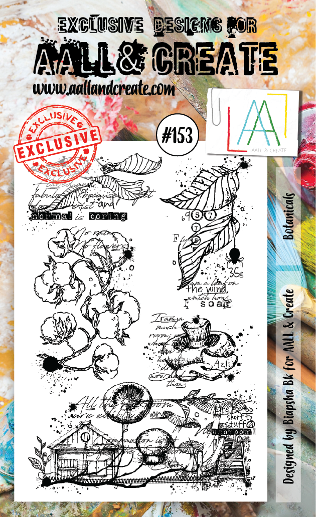 AAll&create - A6 STAMPS - Botanicals - #153