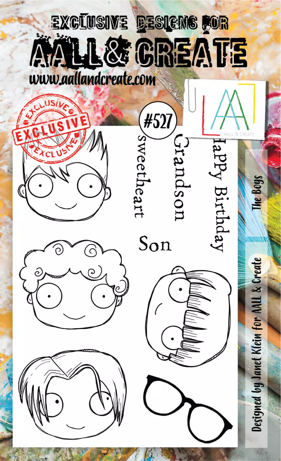 AAll&create - A6 STAMPS - #527 - The Boys