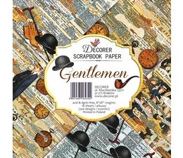 Decorer Gentleman 8x8 Inch Paper pack