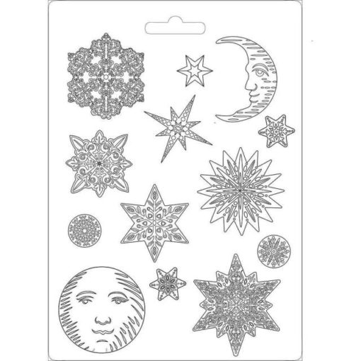 Soft Mould A4 size Snowflakes