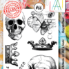 AAll&create - A6 STAMPS -66 - King Mortimer