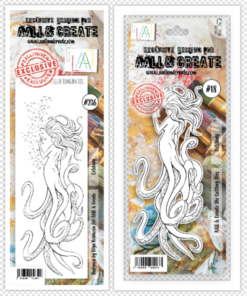 Aall&create - DIES #18 AND STAMP #236 Octolady