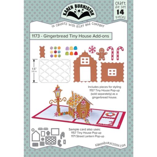 Karen Burniston Dies - Gingerbread Tiny House Add-Ons - Christmas