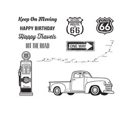 Spellbinders Hit the Road Clear Stamp