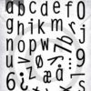 Papirdesign - Alfabet 4 små bokstaver - PD 2000365