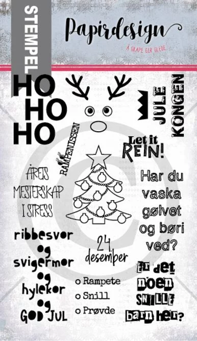 Papirdesign -  Julegenser - PD 2100555 stempel