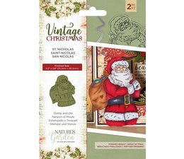 Crafter's Companion -  Crafter's Companion Vintage Christmas St.Nicholas Stamp & Dies