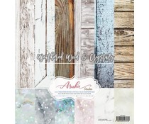 Memory Place Weathered Wood & Crystals 12 x 12 Inch Paper Pack