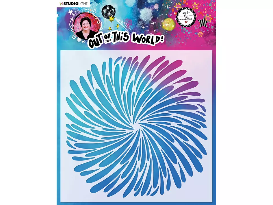 Studio Light - stencil - Out Of This World Mask – Wheel of drops 47