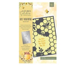 Crafter's Companion -  Bee-Youtiful Collection Metal Die Sweet as Honeycomb