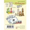 LeCrea - Clear stamps - Spillkort, sjakk terningspill