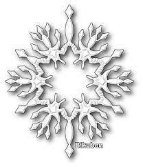 Memorybox - Limoges snowflakes