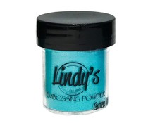 Lindy's Stamp Gang Guten Tag Teal Embossing Powder