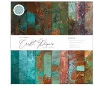 Craft Consortium Essential Craft Papers 12x12 Inch Paper Pad -Patina
