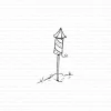 Gummiapan - Fyrverkeri - umontert gummistempel