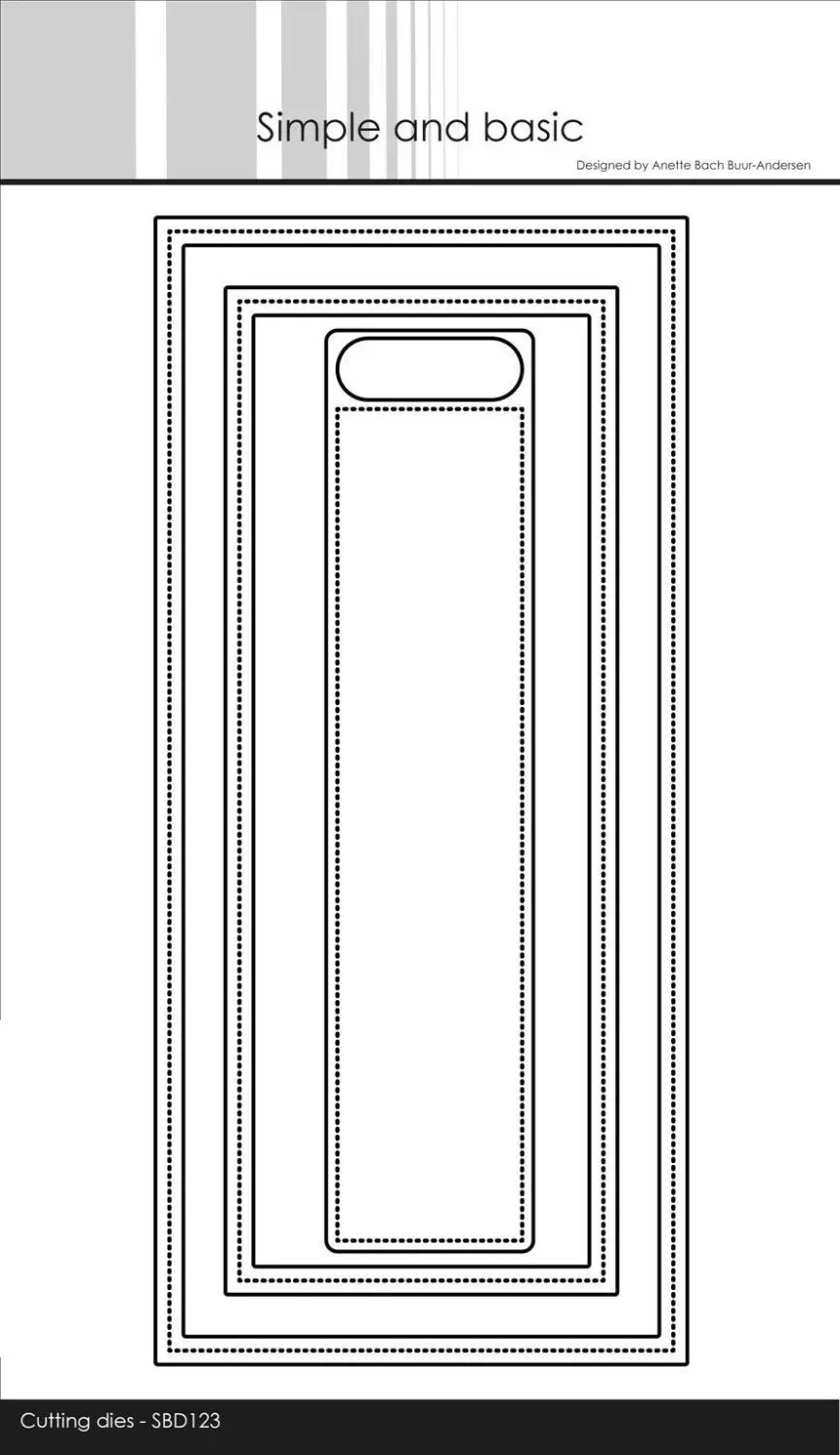 Simple and Basic -Frames - Slimcard - Dies