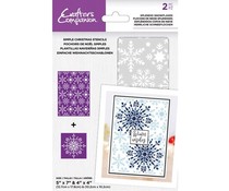 Crafter's Companion Splendid Snowflakes Simple Christmas Stencils