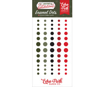 Echo Park Salutations Christmas Enamel Dots