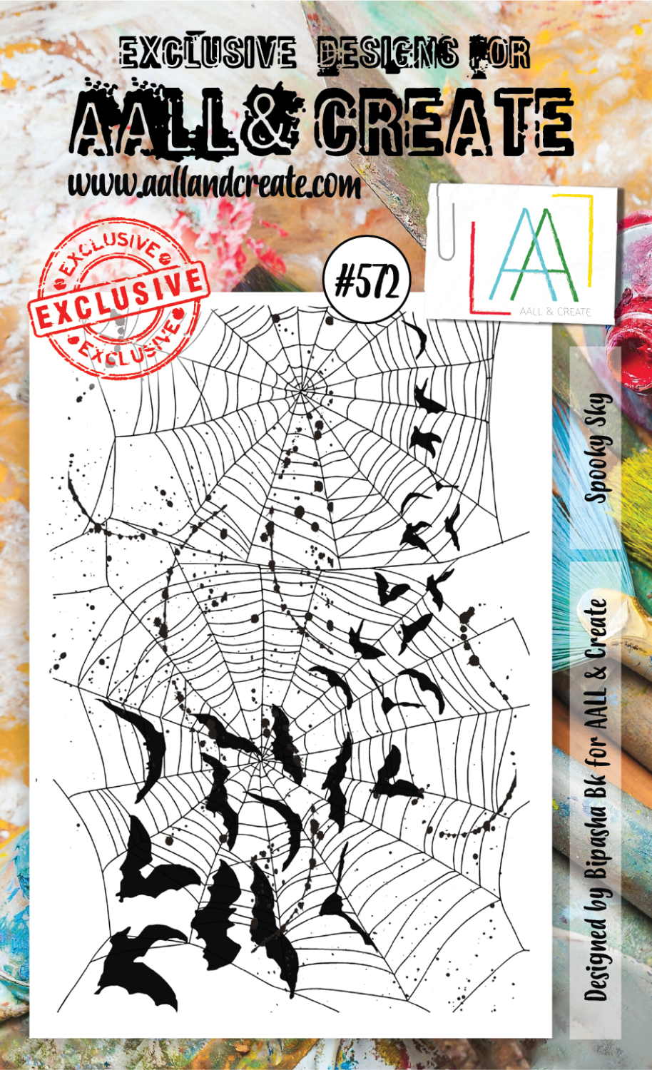 AAll&create - A6 STAMPS - #572 - Spooky Sky