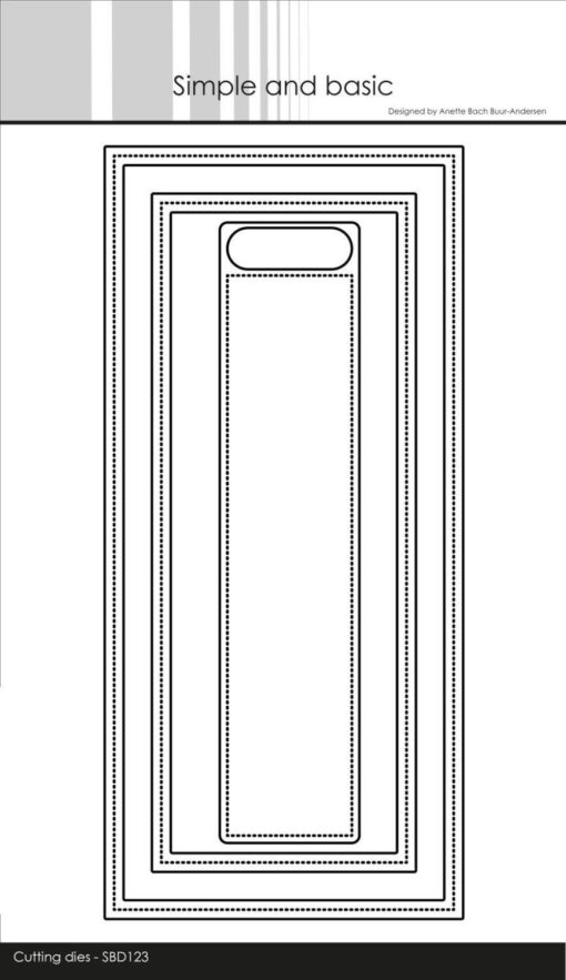 Simple and Basic -Frames - Slimcard -   Dies