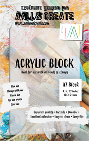 Aall & Create - BORDER ACRYLIC BLOCK A7