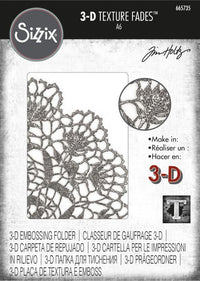 Sizzix - 3D Embossig Folder - Doily  A6