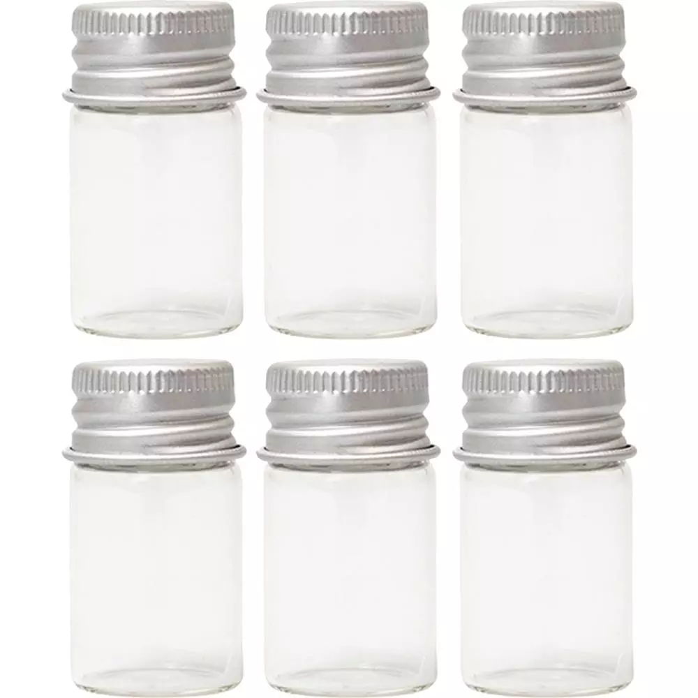 We R Memory Keepers Glass Jars 6/Pkg - Medium