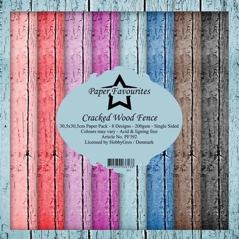 Paper Favourites- Paper Pack - Cracked Wood Fence