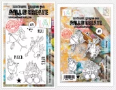 Aall&create - DIES #9 AND STAMP #72 Rocking Corns