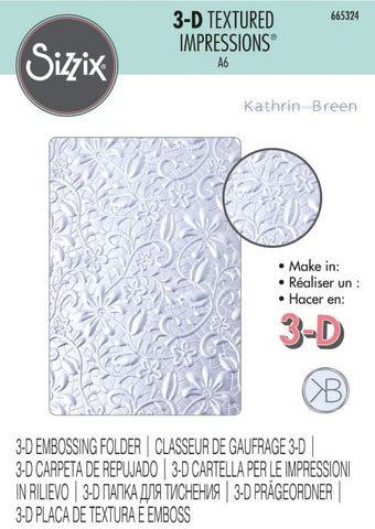 Sizzix - 3D Embossig Folder - Lacey