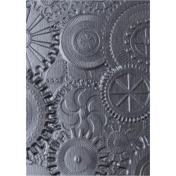 Tim Holtz Alterations - Texture Fades Embossig Folder - Mechanics 3D