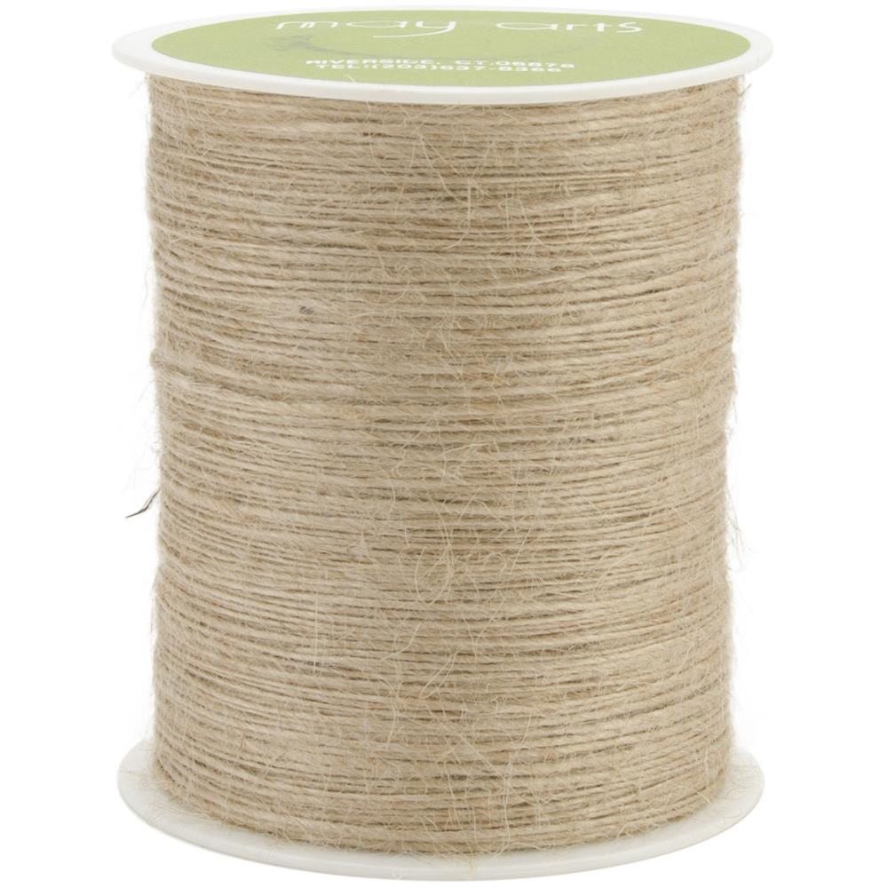 May Arts Burlap String 1mmX400yd - lys natural