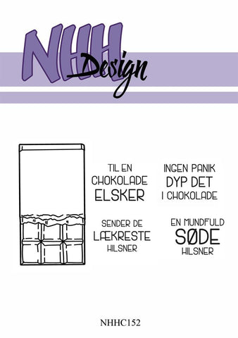 NHH Design Clearstamp "Chocolate" med dies