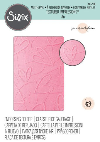 Sizzix - Embossig Folder - Romantic - A6