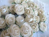Papirdesign - Pion - Creme/Hvit