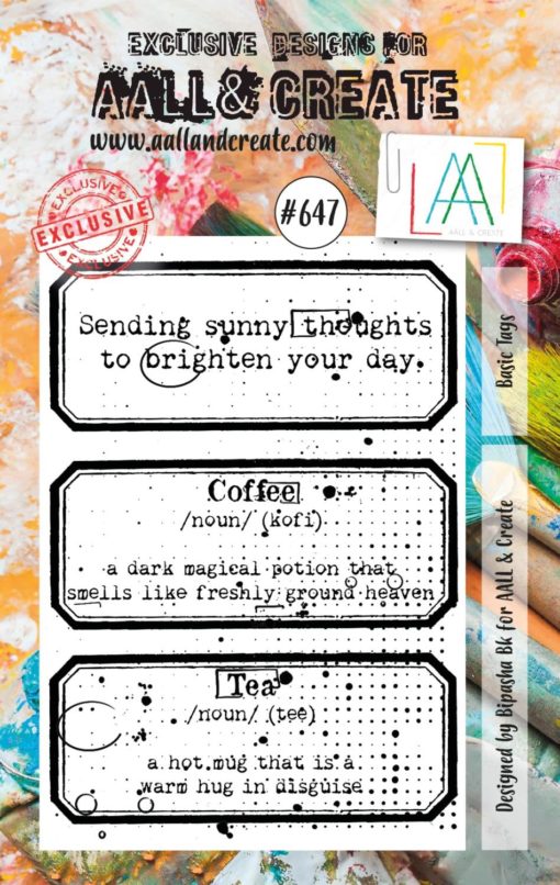 AAll&Create - Basic tags - #647-  STAMP -