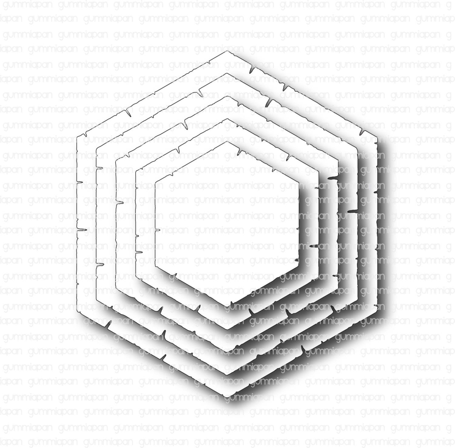 Gummiapan - Old Hexagon - Dies