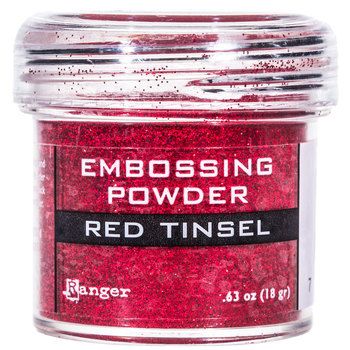 Ranger - Embossing powder - Red Tinsel