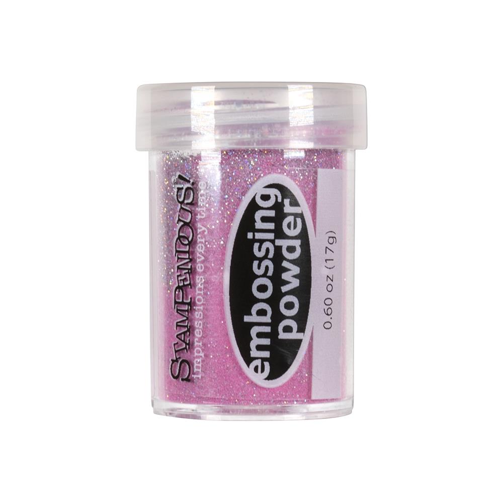 Stampendous Embossing Powder - Pink Halo - Tinsel .55oz
