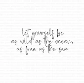 Gummiapan - Let yourself......- stempel