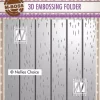 Nellies Choice - 3d Embossingfolder- "Stripe Pattern-2"
