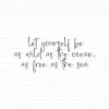 Gummiapan - Let yourself......- stempel