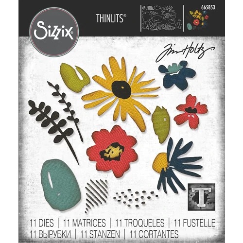 Sizzix - Tim Holtz Alterations - Thinlits - Modern Floristry